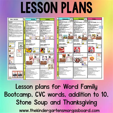 Stone Soup Lesson Plans The Kindergarten Smorgasboard