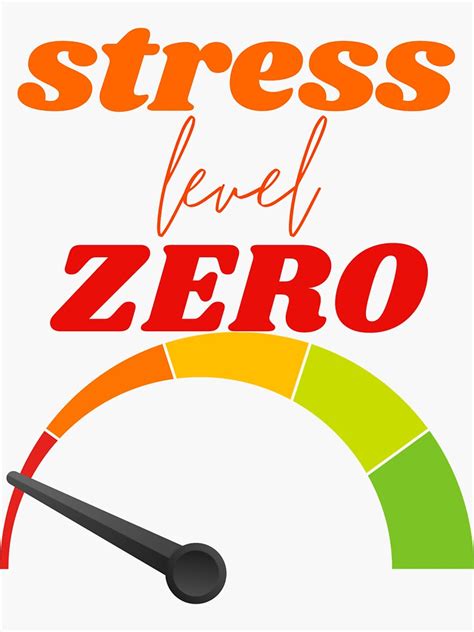 Stress Level Zero Sticker For Sale By Messaoudi1 Redbubble