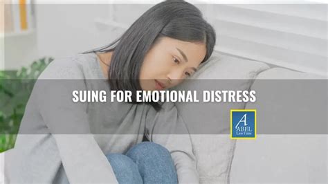 Suing For Emotional Distress