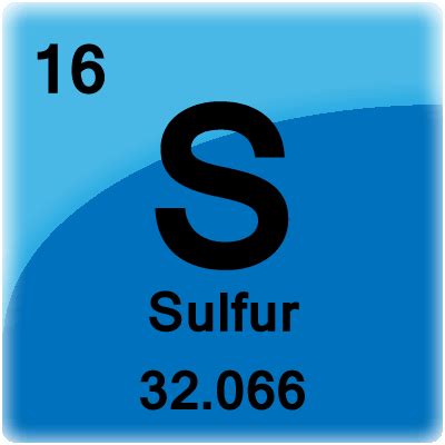 Sulfur Element Cell Science Notes And Projects