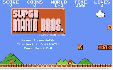 Play Super Mario Unblocked