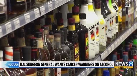 Alcohol Cancer Warning Labels Needed