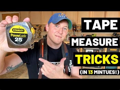 Tape Measure Tips And Tricks Youtube