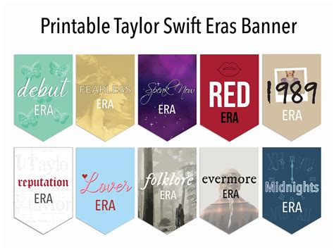 Taylor Swift Birthday Decorations Printable