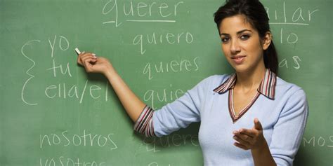 Teacher Teaching Spanish
