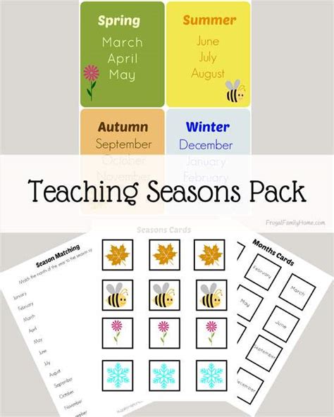 Teaching The Seasons And Months Free Printable Worksheets Gaming