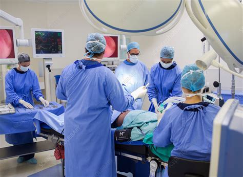 Team Of Doctors Performing Surgery Stock Image F014 7082 Science