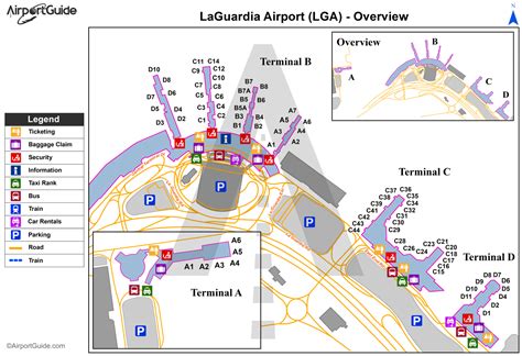 Terminal Map Of Laguardia Airport New York Airportmaps Com