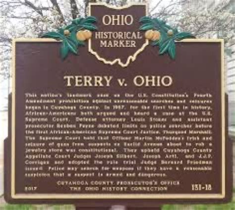 Terry V Ohio Is Case Law Standard For Pennsylvania V Mimms Tennessee V