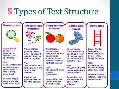 5 Text Structure Examples
