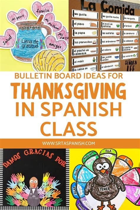 Thanksgiving Bulletin Board Ideas For Fall In Spanish Class
