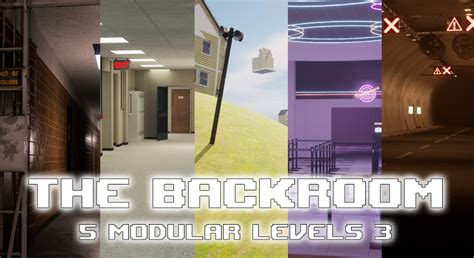 The Backroom 5 Modular Levels 2 In Environments Ue Marketplace