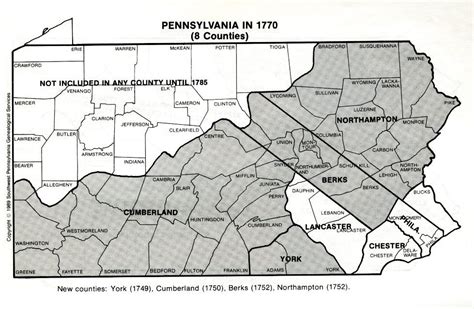 The Creation Of Cumberland County Pennsylvania Elizabeth V And