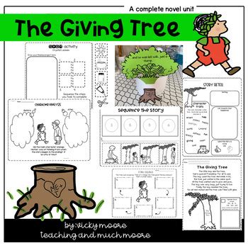 The Giving Tree Book Extension Activities And Unit By Victoria Moore
