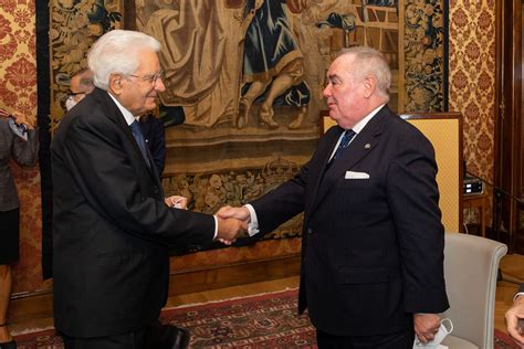 The Grand Master Of The Sovereign Order Of Malta Receives The President