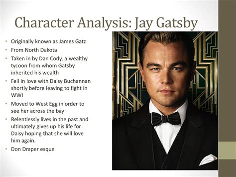 The Great Gatsby Chapter 1 Character Analysis