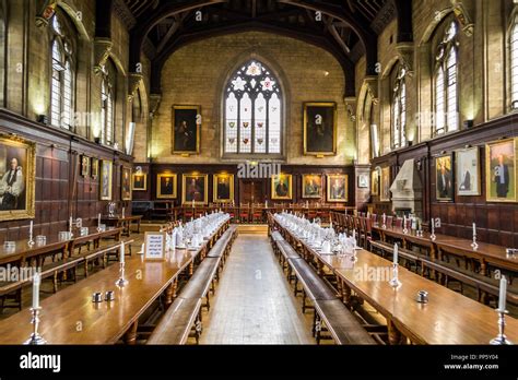 The Great Hall At Balliol College Oxford Uk Stock Photo Alamy