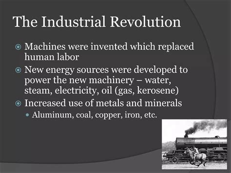 The Industrial Revolution Ppt Download