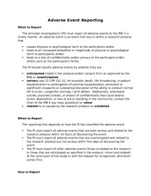 Report Adverse Events to Regulatory Authorities