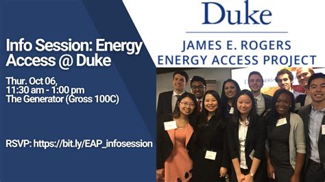 The James E Rogers Energy Access Project At Duke
