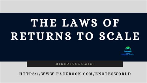 The Laws Of Returns To Scale Microeconomics Note Bbs Bba Tu