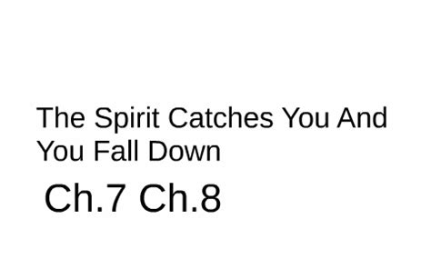 The Spirit Catches You And You Fall Down By Nick Demusis On Prezi