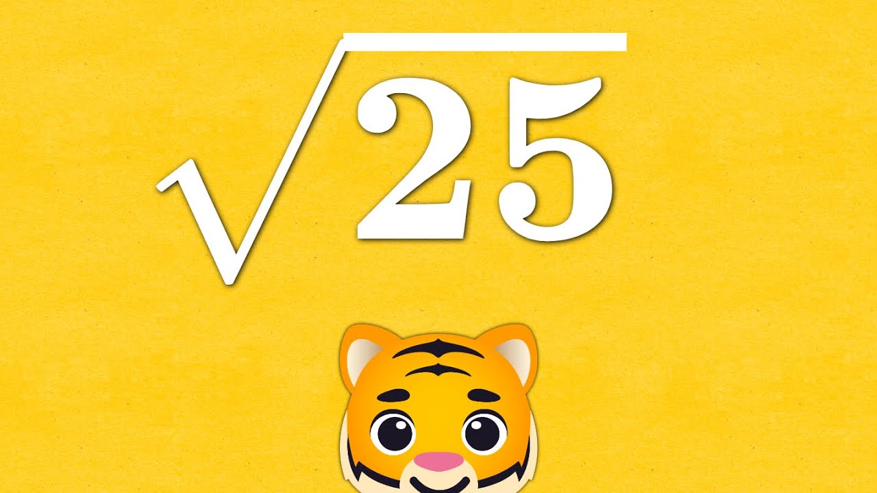 The Square Root Of 25 Youtube