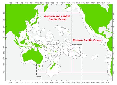 The Western And Central Pacific Ocean Wcpo The Eastern Pacific Ocean