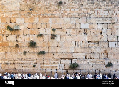 The Western Wall Or Wailing Wall Is The Holiest Place To Judaism In The