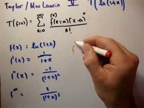 Thermodynamics 17 Taylor Expansion Ln 1 X Youtube
