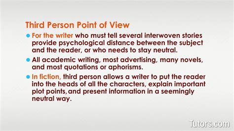 Third Person Point Of View What It Is And How To Use It