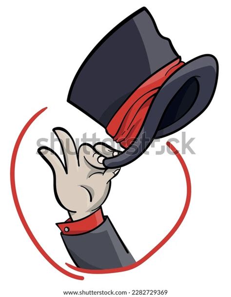 Tip Hat Cartoon Respect Icon Stock Vector Royalty Free 2282729369