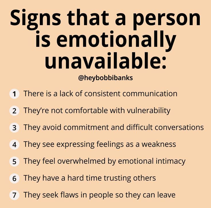 Tips For Understanding Emotionally Unavailable People Counseling