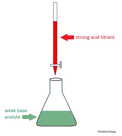 Titration Of A Weak Base With A Strong Acid Chemistry Libretexts