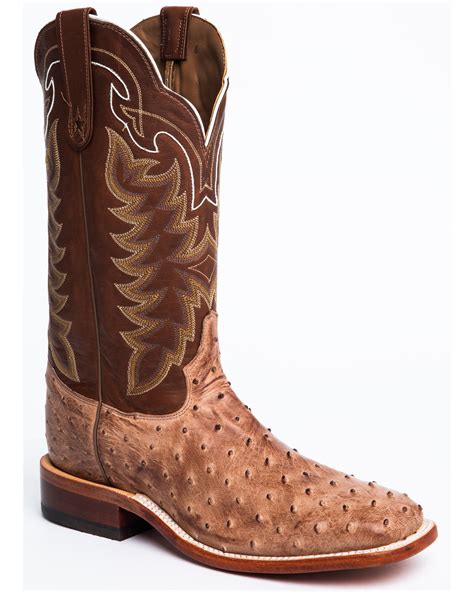 Tony Lama Men S San Saba Full Quill Ostrich Exotic Boots Boot Barn