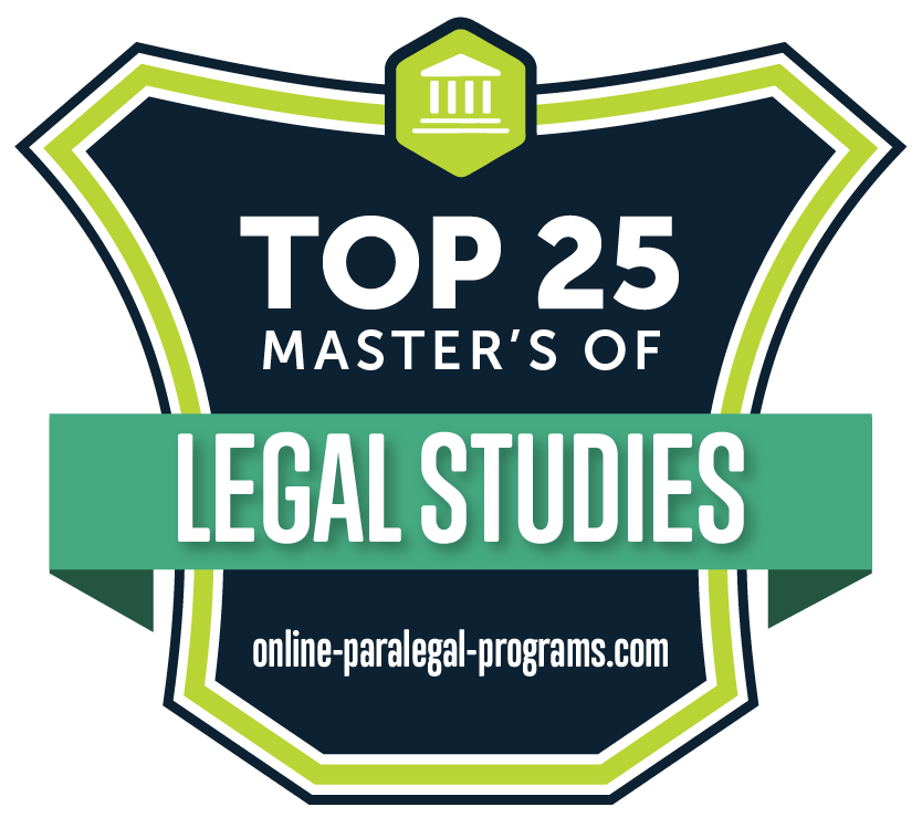 Top 20 Online Masters In Legal Studies Programs