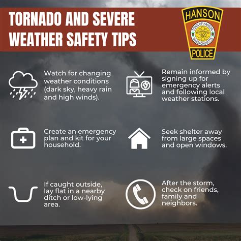 Tornado Safety Tips Tornado Safety Tips Tornado Preparedness Safety