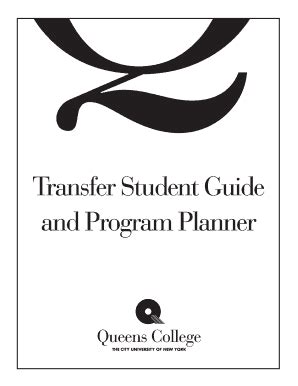 Transfer Student Guide And Program Planner Queens College Qc Cuny