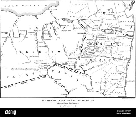 Treaty Of Fort Stanwix 1768 Stock Photo Alamy
