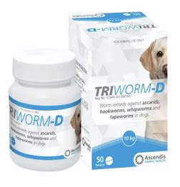 Triworm D Effective Deworming Medication For Dogs