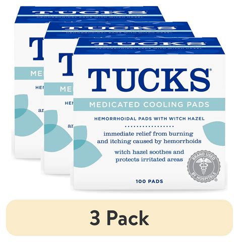 Tucks Medicated Cooling Pads Dutch Goat