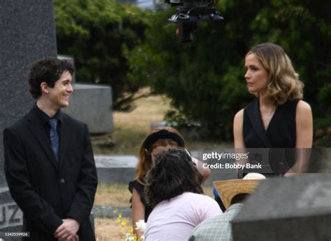 Ty Simpkins And Rose Byrne On The Set Of Insidious 5 At Fairmount