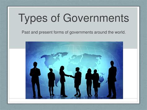 Types Of Government Ppt Download