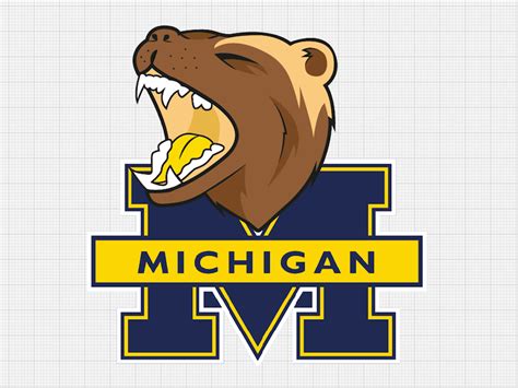 Wolverines U of M Mascot
