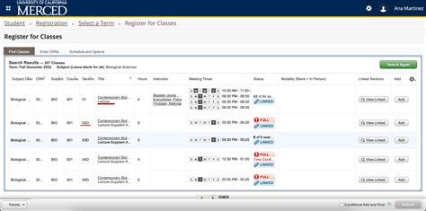 Uc Merced Schedule Of Classes