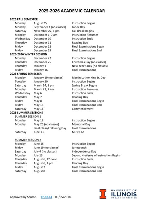 Uiuc Calendar Summer 2025 Schedule Archie E Braim