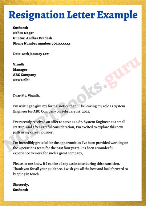 Underrated Ideas Of Tips About Resignation Letter For It Company Career