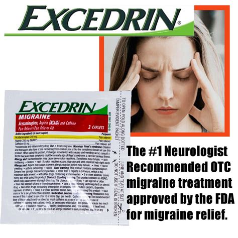 Uni S Excedrin Migraine 6 Count Of Single Dose Walmart Com