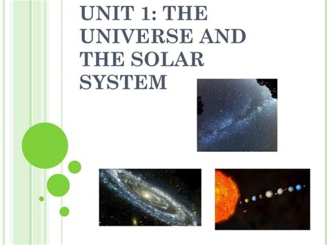 Unit 1 The Universe Social Science