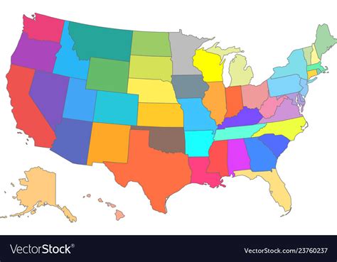 United States Map Color In